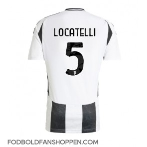 Juventus Manuel Locatelli #5 Hjemmebanetrøje 2024-25 Kortærmet